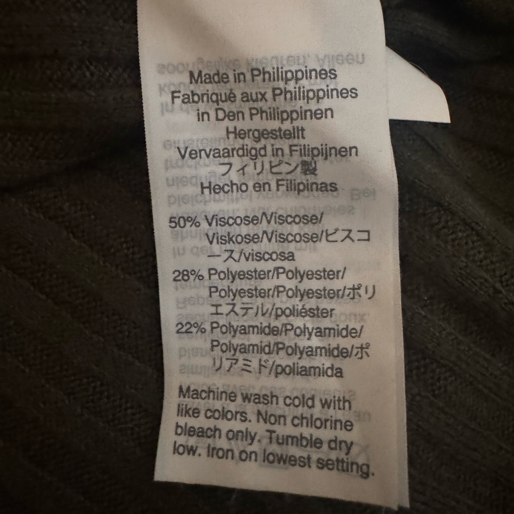 Madewell Women's Olive Ribbed Sweater size XS - Picture 5 of 7